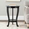 Safavieh Heather Pedestal Side Table - Distressed Black AMH5711B - alternate 4